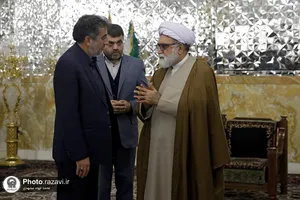 دیدار اعضای دبیرخانه شورای امر به معروف و نهی از منکر حرم با تولیت آستان قدس رضوی