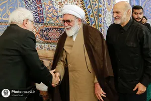 مراسم سالگرد ارتحال امام خمینی (ره) در حرم مطهر رضوی
