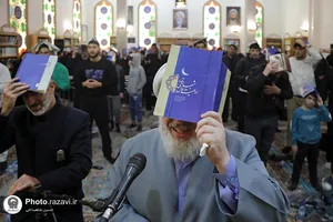 مراسم احیا آذری زبانان در حرم مطهر رضوی