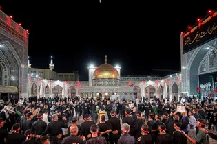 عزاداری سنتی دهه آخر صفر در «حسینیه حرم» -۱