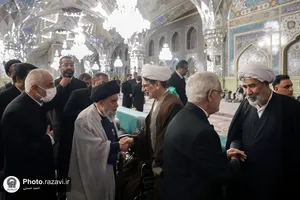 هفتمین سالگرد درگذشت آیت الله واعظ طبسی در حرم مطهر رضوی