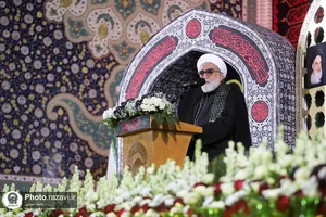 آئین خطبه&zwnj;خوانی شب شهادت امام حسین (ع) در حرم مطهر رضوی