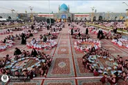 فرشتگان مقاومت در حرم رضوی: ۱۲ هزار نوآموز قرآنی، بزرگترین حلقه جهان اسلام را رقم زدند