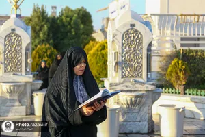 تشرف زائران حاشیه شهر مشهد به حرم مطهر رضوی