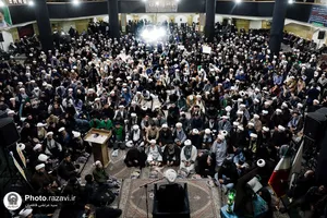 مراسم بزرگداشت شهدای سانحه هوایی رئیس جمهور و هیئت همراه در مشهد