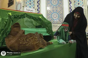 افتتاح کارگاه دوخت لباس شیرخوارگان حسینی