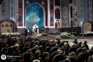 آیین خطبه خوانی شب شهادت امام رضا علیه السلام در حرم مطهر رضوی -2
