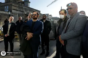 بازدید مدیران رسانه&zwnj;ای استان از پروژه&zwnj;های عمرانی حرم مطهر رضوی