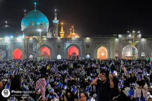 مراسم احیا شب بیست و یکم ماه مبارک رمضان در حرم مطهر رضوی-3