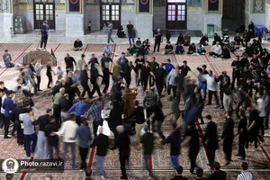 عزاداری هیئت&zwnj;&zwnj;های مذهبی استان بوشهر در حسینیه حرم