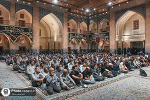 تشرف جمعی از کارکنان حمل و نقل عمومی مشهد مقدس