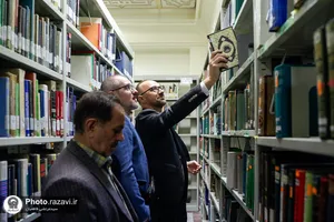 بازدید رئیس کتابخانه غازی خسروبیک از موسسات فرهنگی آستان قدس رضوی