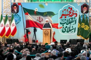 سخنرانی تولیت آستان قدس رضوی در راهپیمایی ٢٢ بهمن