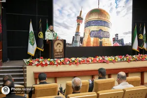 گردهمایی مواکب خدمت&zwnj;رسان اطراف حرم مطهر