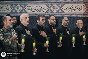آئین خطبه&zwnj;خوانی شب عاشورا در حرم مطهر رضوی