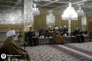 دیدار اعضای دبیرخانه شورای امر به معروف و نهی از منکر حرم با تولیت آستان قدس رضوی