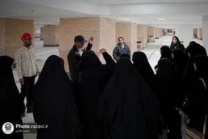 بازدید خواهران خدمه حرم مطهر رضوی از بخش&zwnj;های مختلف حرم امام رضا علیه&zwnj;السلام