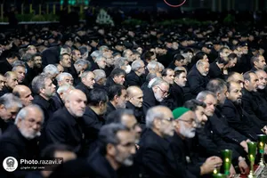 آیین خطبه خوانی شب شهادت امام رضا علیه السلام در حرم مطهر رضوی -2