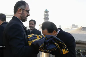 آیین تعویض پرچم گنبد و پوش ضریح مطهر حضرت رضا علیه&zwnj;السلام به مناسبت حلول ماه ربیع&zwnj;الاول