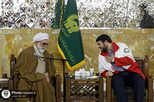 دیدار مدیران جمعیت هلال احمر کشور با تولیت آستان قدس رضوی