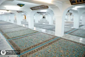 آماده سازی اماکن مسقف حرم مطهر رضوی در سومین شب از لیالی قدر