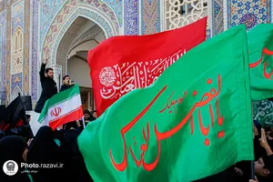 عزاداری هیئت کودکان در حرم مطهر رضوی
