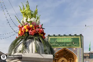 آماده سازی حرم مطهر رضوی در آستانه ولادت امیرالمومنین علیه&zwnj;السلام
