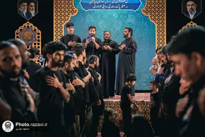 عزاداری سنتی شب یازدهم محرم در &laquo;حسینیه حرم&raquo;