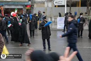 راهپیمایی پرشکوه 22 بهمن در مشهد