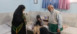 پیچیدن بوی عطر رضوی در آسایشگاه معلولان و تجلیل از پرستاران بابلی