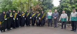 اردوی جهادی خادمیاران رضوی بابل با هدف توسعه پایدار در پاکسازی محیط زیست