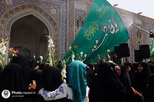 دخترانه در حرم امام مهربانی&zwnj;ها