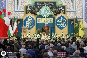 مراسم شب ولادت حضرت زینب(س) در حرم مطهر رضوی