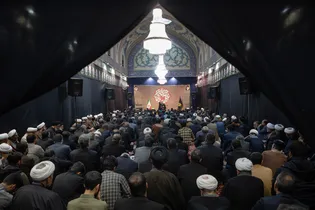 مجلس روضه فاطمیه در حرم مطهر رضوی-1