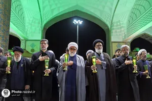 آئین شام غریبان شهادت امام رضا(ع) در حرم مطهر رضوی