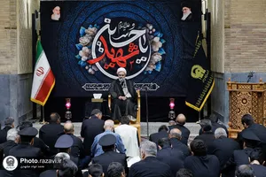 عزاداری عاشورای حسینی با حضور تولیت آستان قدس رضوی
