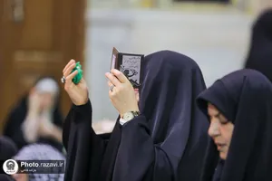 مراسم احیا شب بیست و یکم ماه مبارک رمضان در حرم مطهر رضوی-2