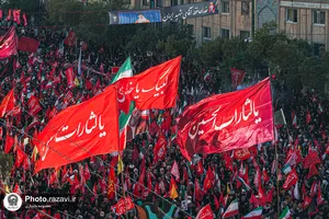 تشییع پیکر رهبر شهید انقلاب در مشهد مقدس-4