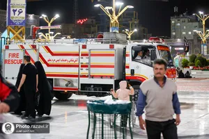 خدمت رسانی به زائران بارگاه منور رضوی در شب های قدر