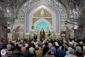 اقامه نماز عید سعید قربان در حرم مطهر رضوی