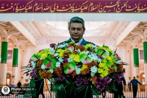 گل آرایی حرم حضرت معصومه سلام الله علیها