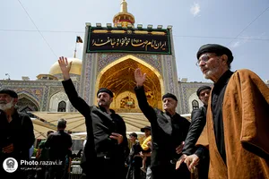 حرم مطهر رضوی در روز رحلت پیامبر اکرم و شهادت امام حسن مجتبی علیهم&zwnj;السلام