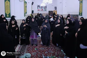 عزاداری بانوان اردوزبان در حرم مطهر رضوی
