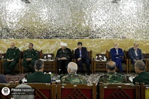 دیدار فرماندهان و پیشکسوتان دفاع مقدس با تولیت آستان قدس رضوی