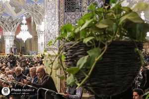 مراسم احیا شب نوزدهم ماه مبارک رمضان در حرم مطهر رضوی - 3