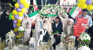 برگزاری جشن پیوند ۳۵ زوج جوان در نجف‌آباد