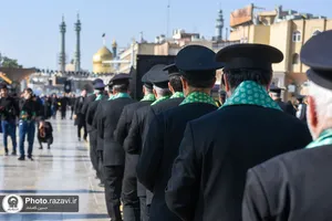 دسته عزای خادمان و زائران حرم حضرت معصومه سلام الله علیها