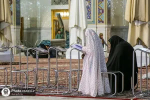 استقبال از بهار در حرم مطهر رضوی