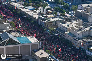 تشییع پیکر رهبر شهید انقلاب در مشهد مقدس-1