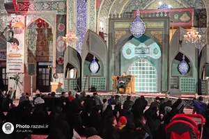 هیئت عزاداران استان هرمزگان در حسینیه حرم